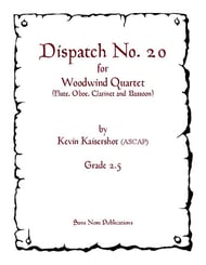 Dispatch No. 20 Woodwind Quartet cover Thumbnail
